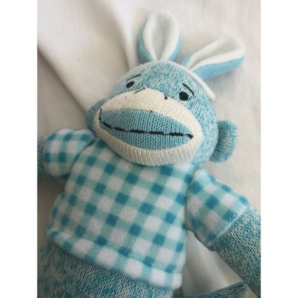 Dan Dee Sock Monkey Valentines Day Easter Stuffed Toy Animal Lot of 3 - Picture 6 of 7